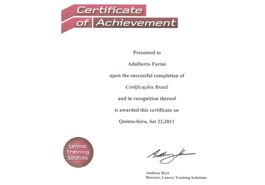 Certificado Profissionais certificados tecnologia da informação